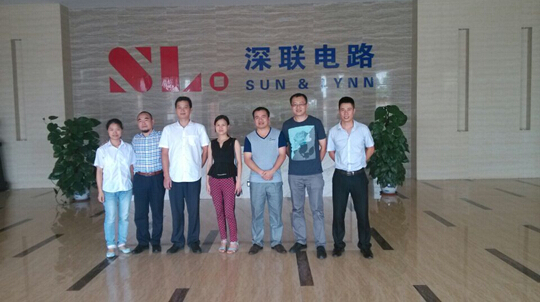LED客戶(hù)深圳利亞德來(lái)訪柔性電路板廠—贛州深聯(lián)